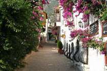 One of the streets within Kalkan's old town