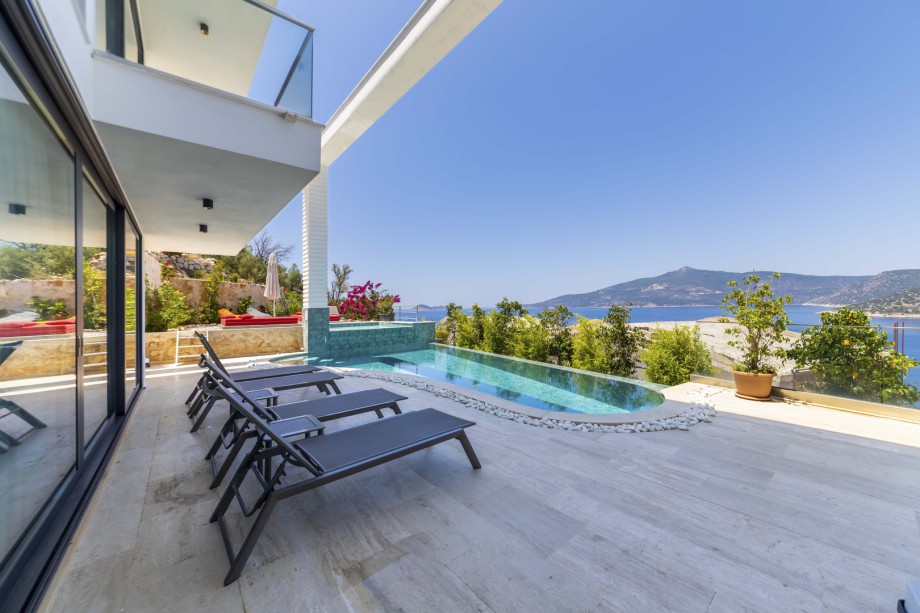 A 6 bedroom villa in Kalkan for holiday rental
