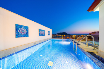 2 or 3 bedroom apartment in Kalkan with own pools